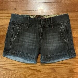 Stylish Black Denim Vigoss Women's Shorts